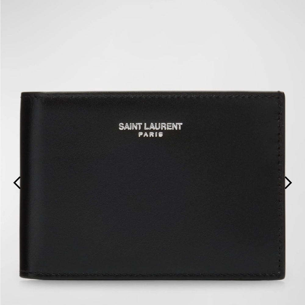 Men’s YSL leather bifold wallet